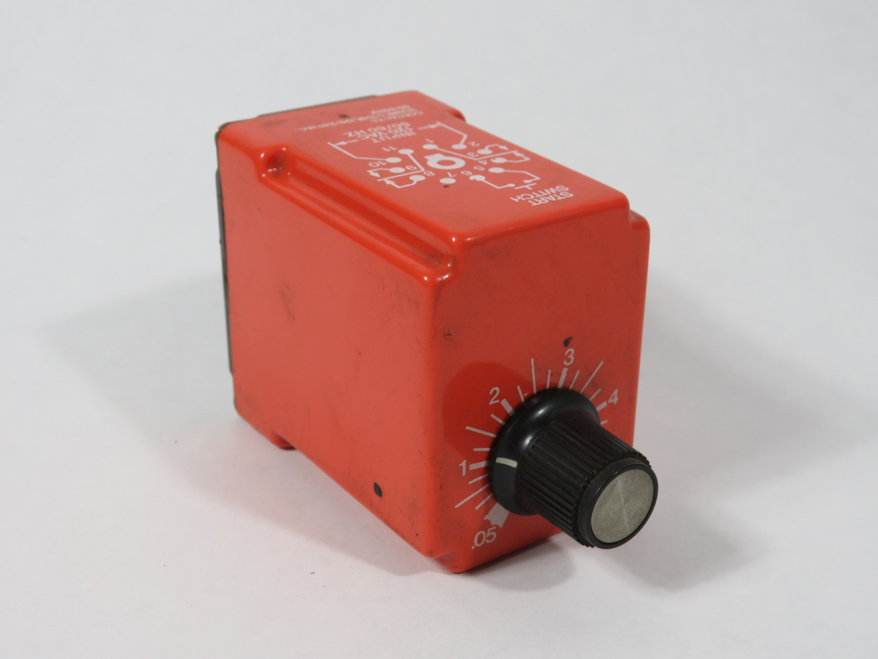 NCC T3K-5-461 Solid State Timer .05 to 5 sec 120V 50/60Hz 10A 1/3HP 11-Pin USED