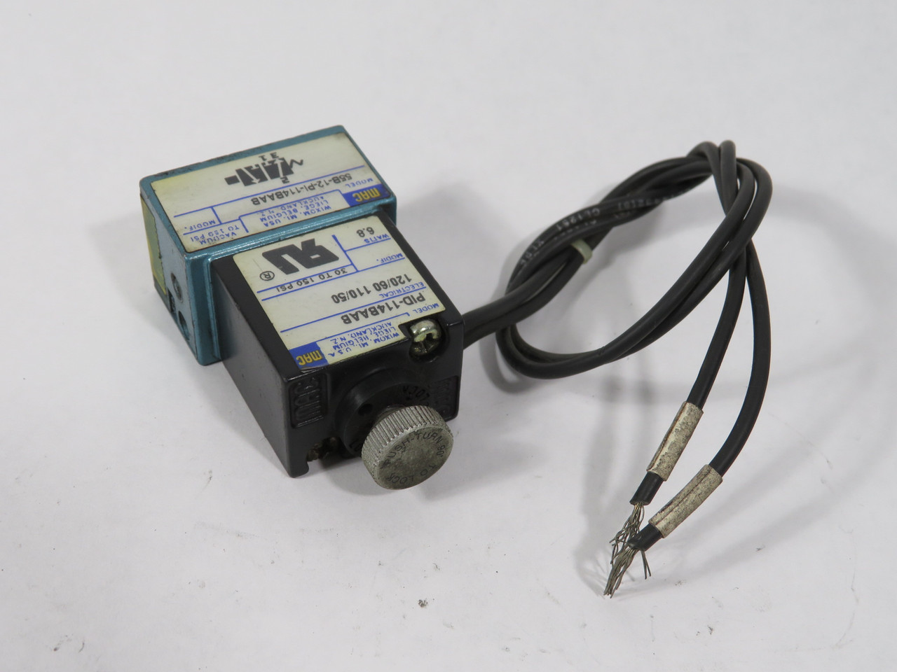MAC 55B-12-PI-114BAAB Solenoid Valve 120V/60Hz 110V/50Hz 150 psi NO BASE USED