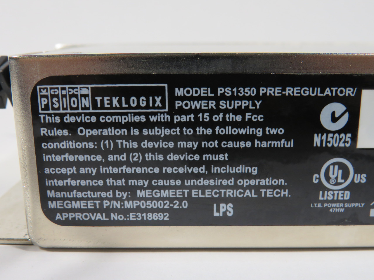 PSION Teklogix PS1350 Pre-Regulator/Power Supply for Forklift BOX DAMAGE NEW