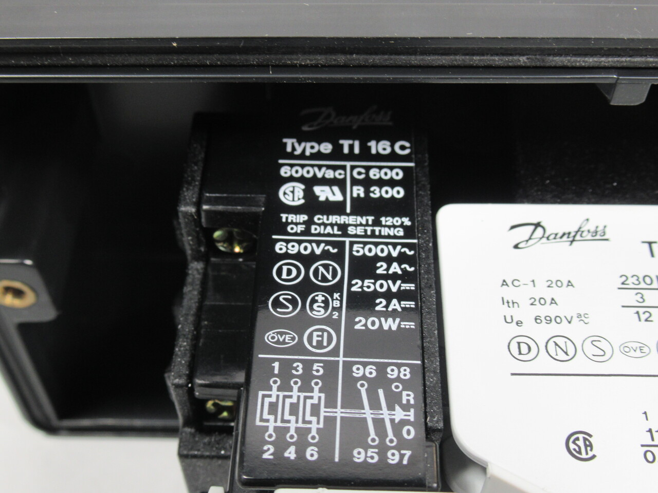 Danfoss DOL Starter CI 12 208-230V 50/60Hz 6.0-9.2A Start/Stop/Reset WEAR NOP