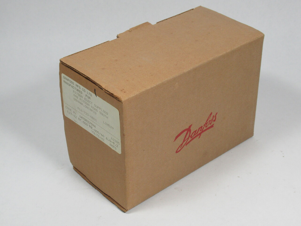 Danfoss DOL Starter CI 12 500/600V 50/60Hz 6.0-9.2A Start/Stop/Reset Metal NOP