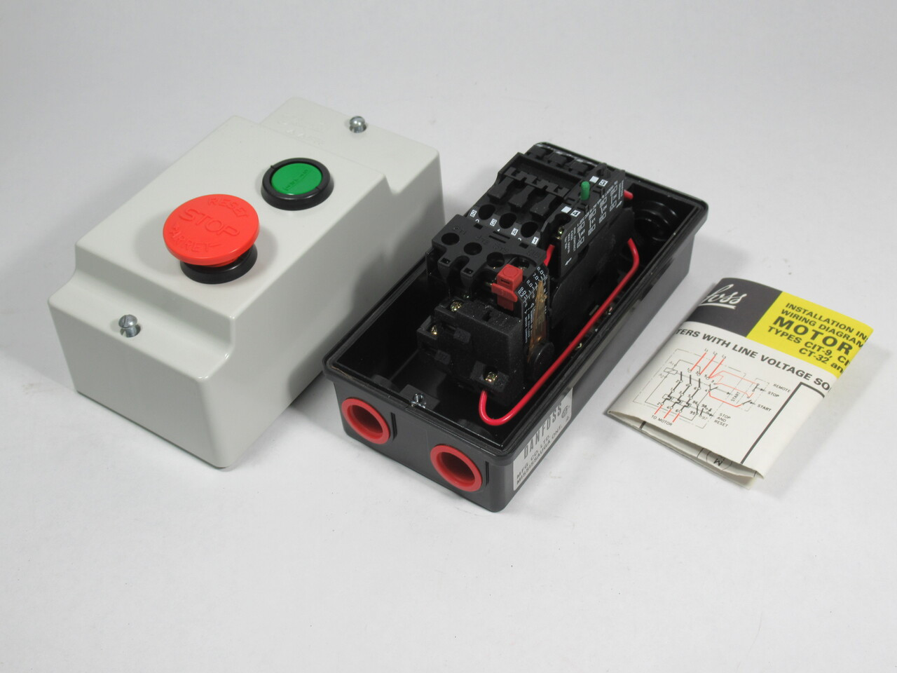 Danfoss DOL Starter CI 12 500/600V 50/60Hz 6.0-9.2A Start/Stop/Reset Metal NOP