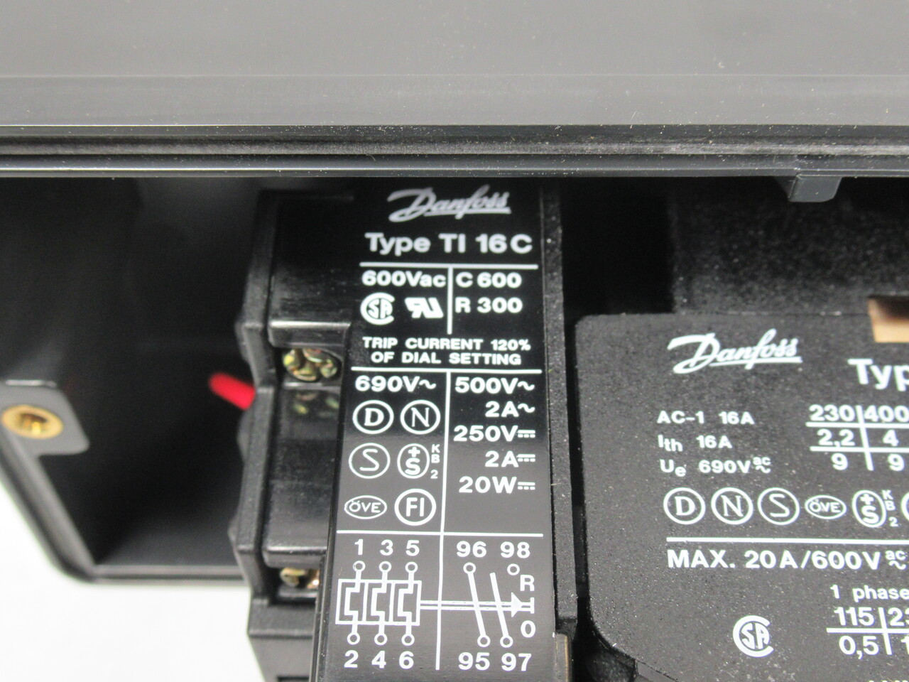 Danfoss DOL Starter CI 9 183/220V 50/60Hz 6.0-9.2A Start/Stop/Reset WEAR NOP