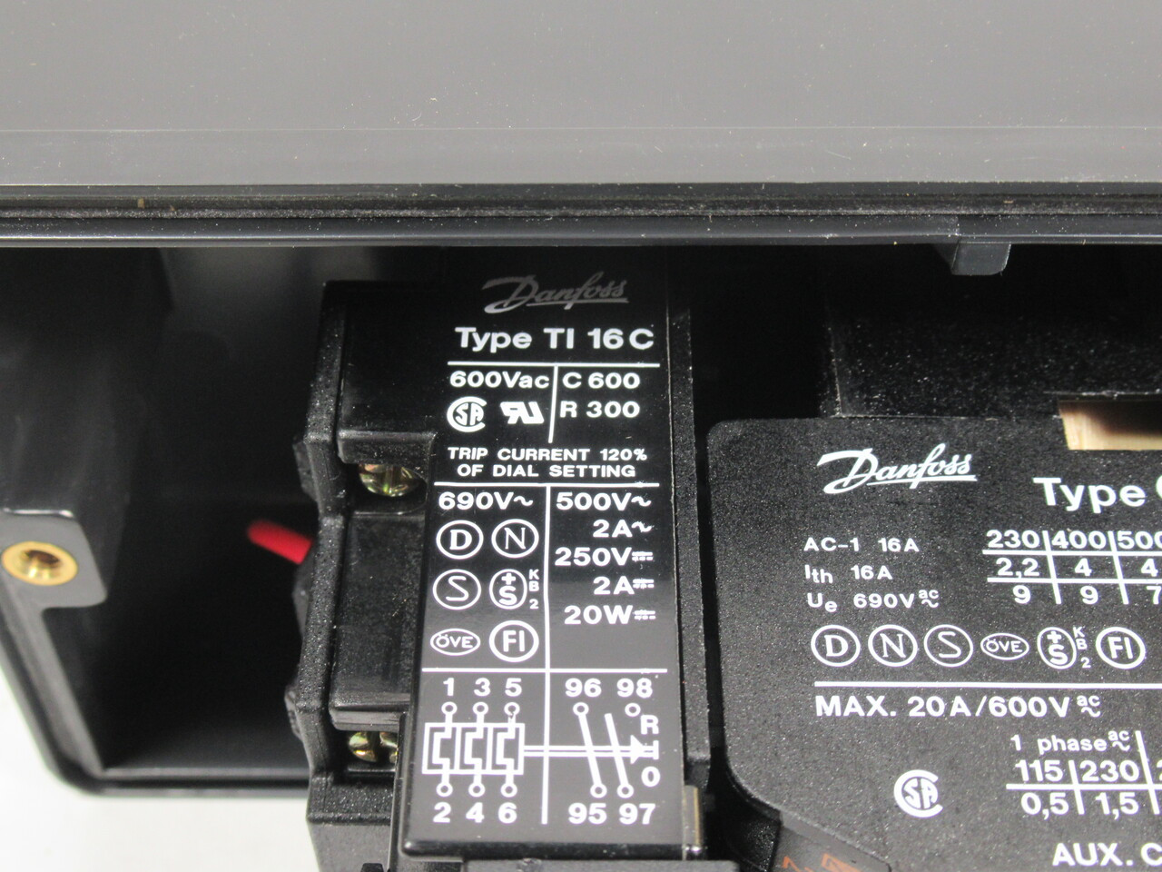 Danfoss DOL Starter CI 9 92/110V 50/60Hz 4.0-6.2A Start/Stop/Reset WEAR NOP