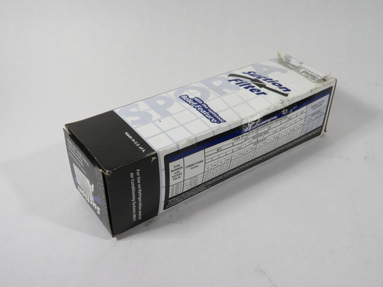 Sporlan SF-287-T Suction Line Filter Drier 7/8" ODF 28 cu. in BOX DMG NEW