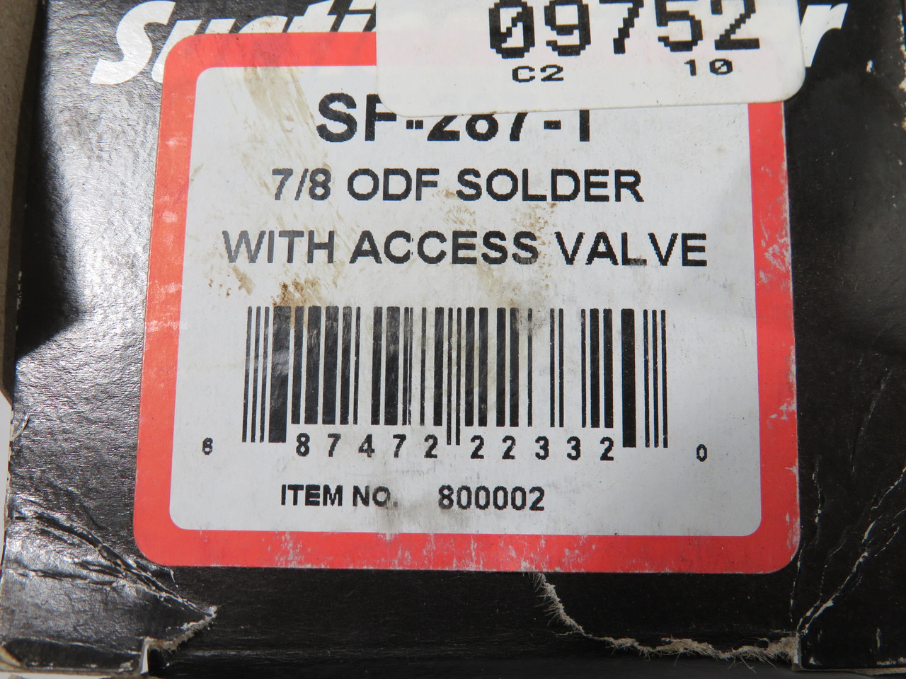 Sporlan SF-287-T Suction Line Filter Drier 7/8" ODF 28 cu. in BOX DMG NEW
