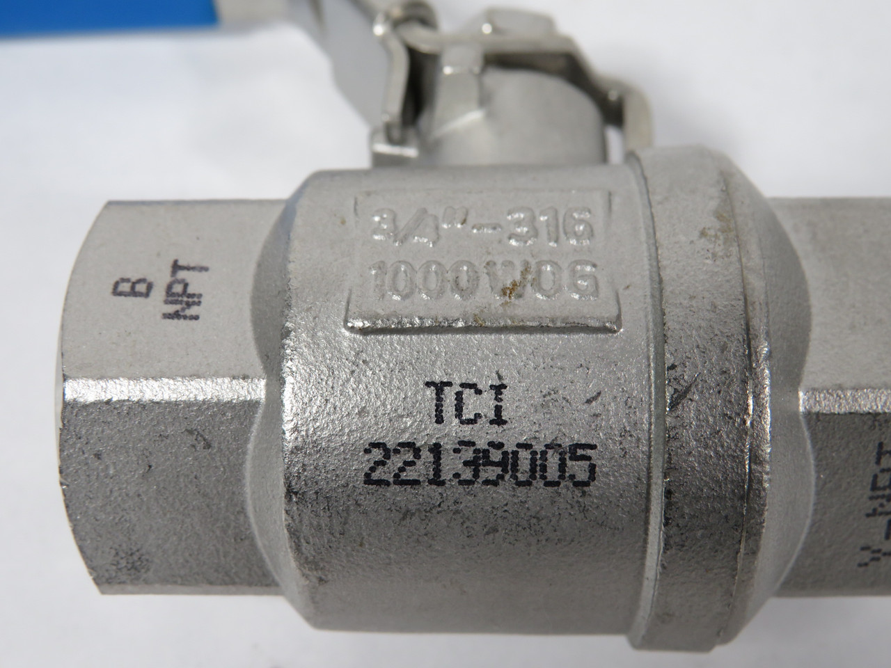 PinAcle 316VTB2075 2-Piece Ball Valve 3/4" FNPT 1000 WOG 316 Stainless NOP