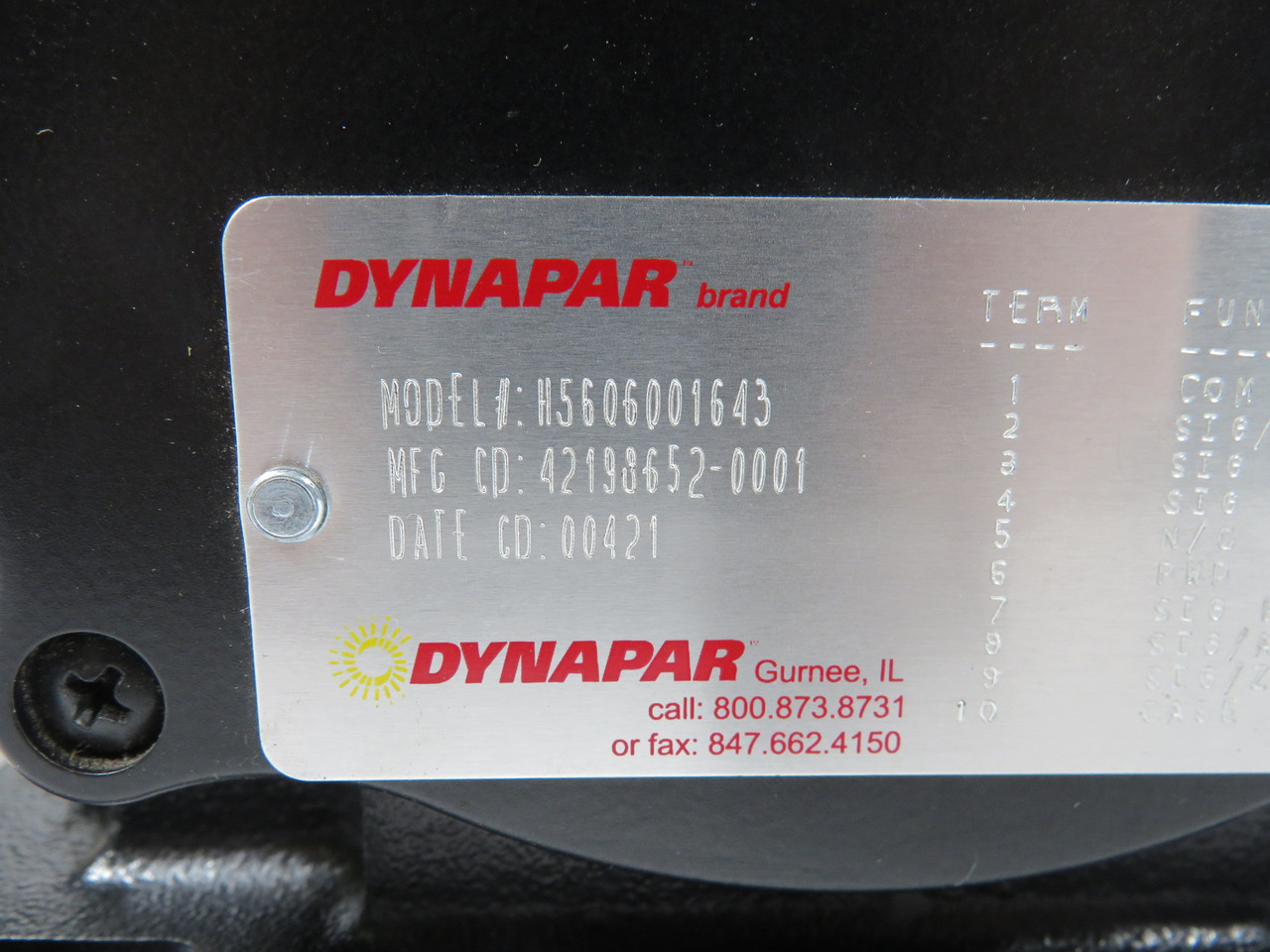 Dynapar H5606001643 Incremental Encoder 600 PPR 5/8" Shaft 5-26V SHELF WEAR NOP