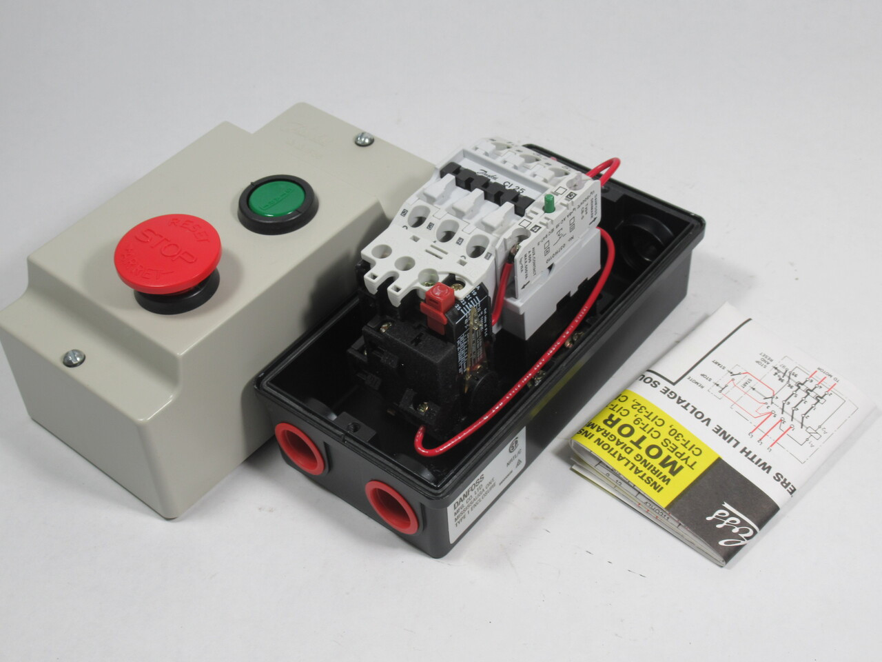 Danfoss DOL Starter CI 25 208-230V 50/60Hz 19-25A Start/Stop/Reset Metal DMG NOP