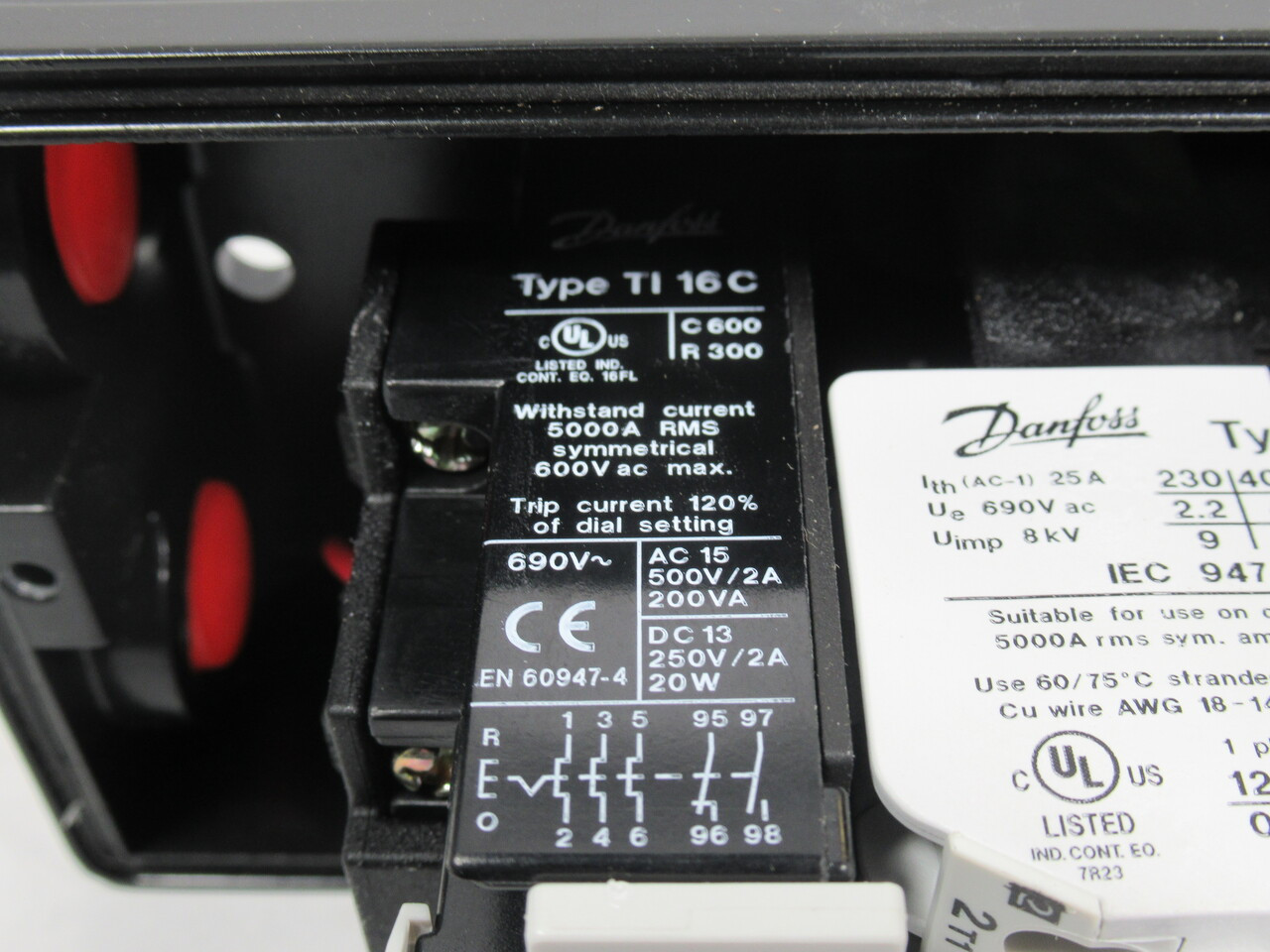 Danfoss DOL Starter CI 9 500/600V 50/60Hz 6.0-9.2A Start/Stop/Reset Metal SW NOP