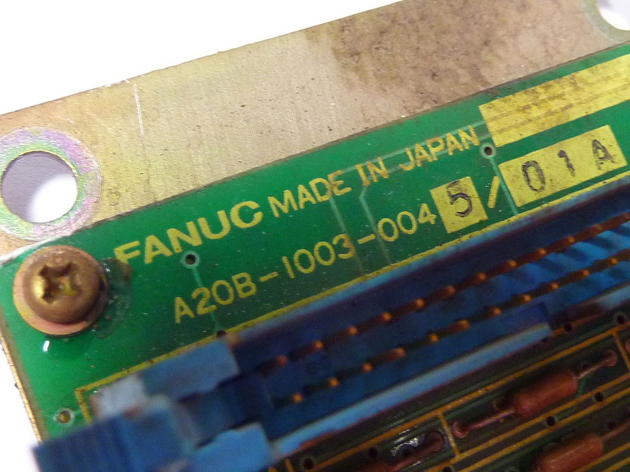 Fanuc A20B-1003-0045/01A PC Board Terminal Connector USED