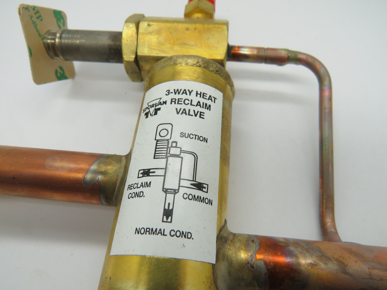 Sporlan B5D5C 3-Way Heat Reclaim Valve Less Coil 5/8” ODF/Port NEW