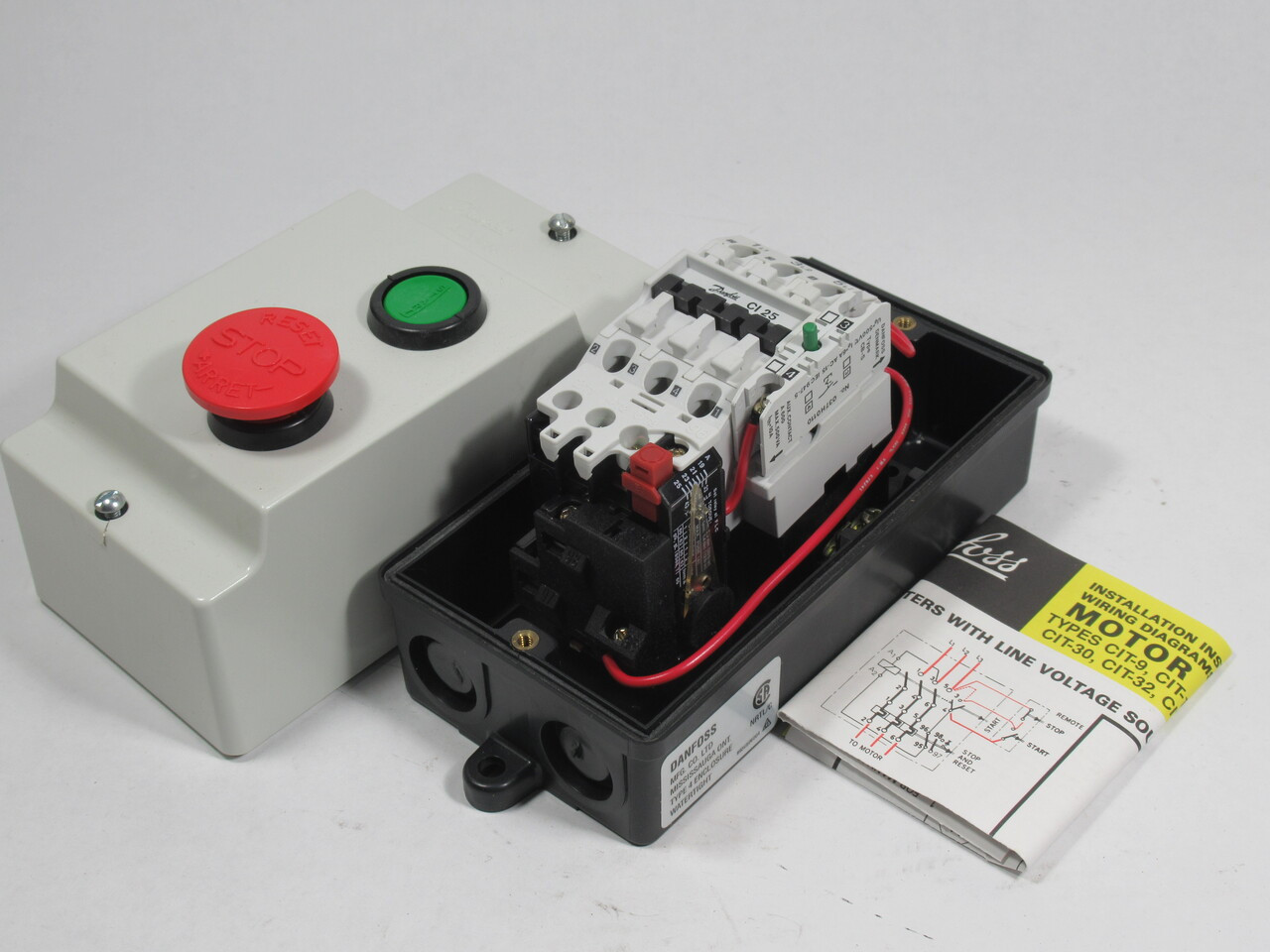 Danfoss DOL Starter CI 25 110V 50/60Hz 19-25A Start/Stop/Reset SHELF WEAR NOP