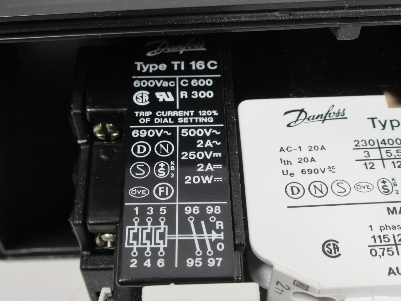 Danfoss DOL Starter CI 12 20/24V 50/60Hz 8.0-12A Start/Stop/Reset WEAR NOP