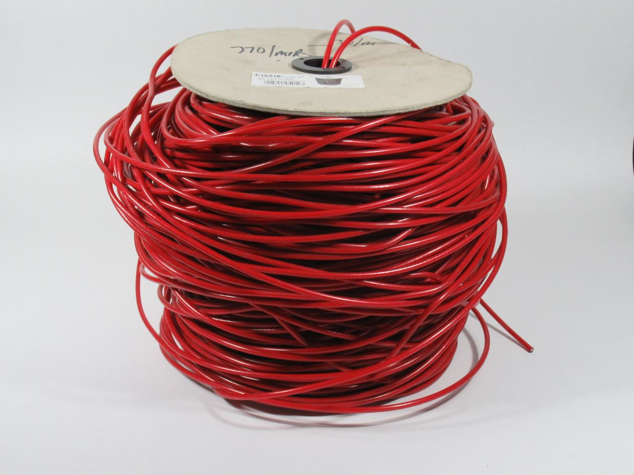 IMO VF-F05-400 Red Plastic Coated Steel Rope Approx 300m Length CUT NOP