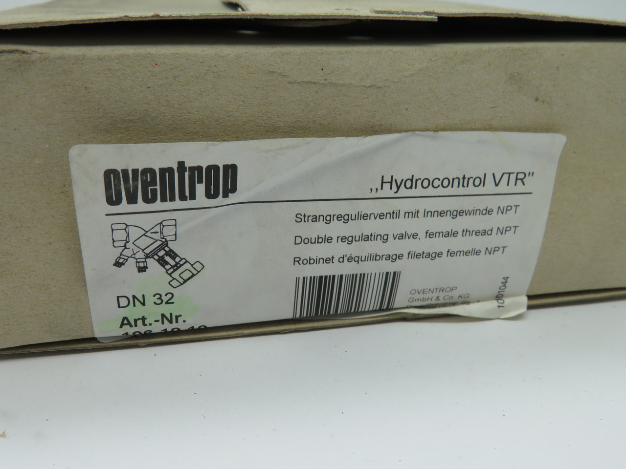 Oventrop 106 10 10 Double Regulating Valve NEW