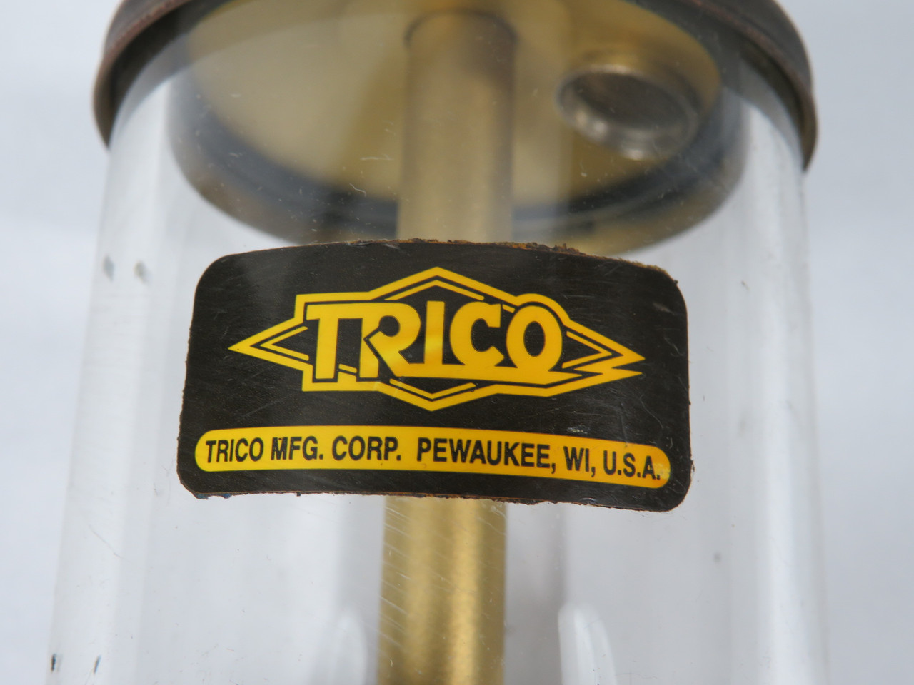 Trico 37019 Gravity Feed Oiler 10 oz Capacity Glass Reservoir 3/8" NPT USED