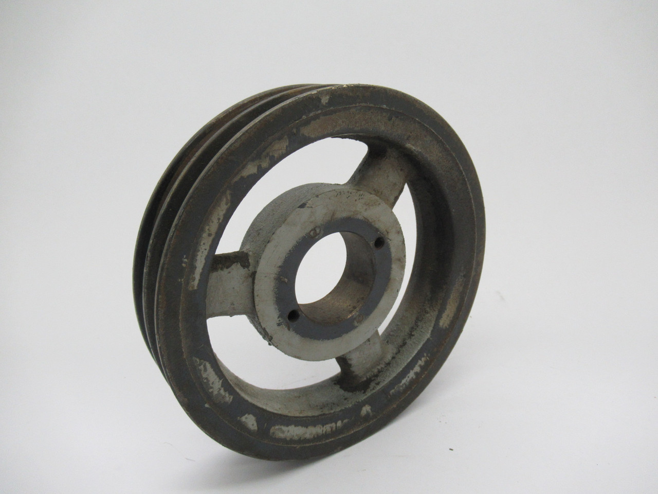 B&B 2AK64H V-Belt Sheave 6-1/4" OD 6" Pitch DIA SHELF WEAR RUST USED