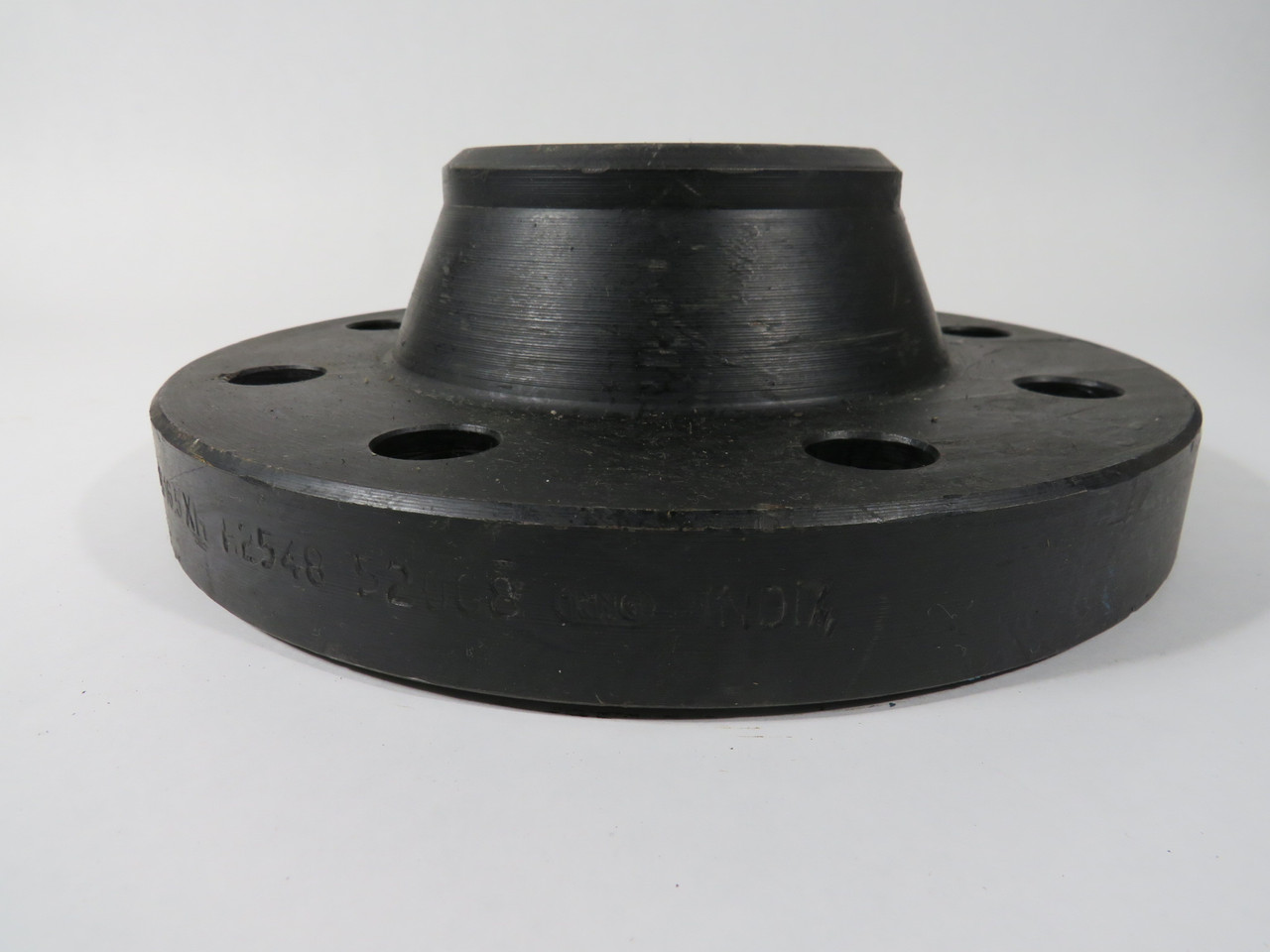 RNG 52008 Steel Weld Neck Flange 8-Bolt 4" ID 10" OD 7/8" Holes USED