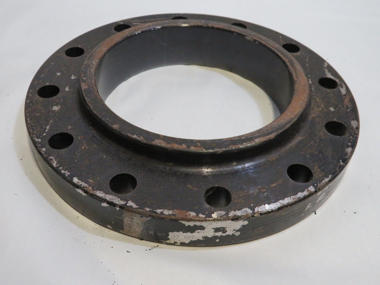 MFF 33866 Carbon Steel Flange 12-Bolt 8-3/4" ID 15" OD 7/8" Holes COS DMG USED