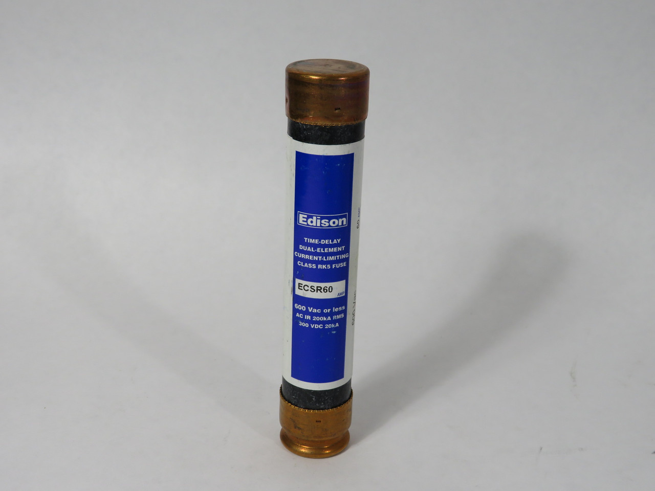 Edison ECSR60 Time-Delay Fuse 60A 600V 300VDC Lot of 10 USED