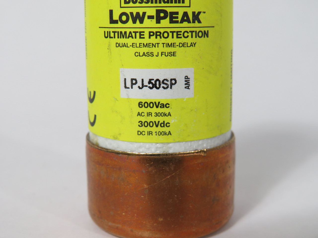 Bussmann Low-Peak LPJ-50SP Time-Delay Fuse 50A 600VAC 300VDC Lot of 4 NEW