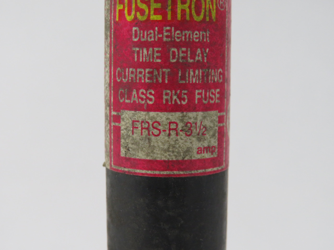 Bussmann Fusetron FRS-R-3-1/2 Dual-Element Time-Delay Fuse 3-1/2A 600V USED