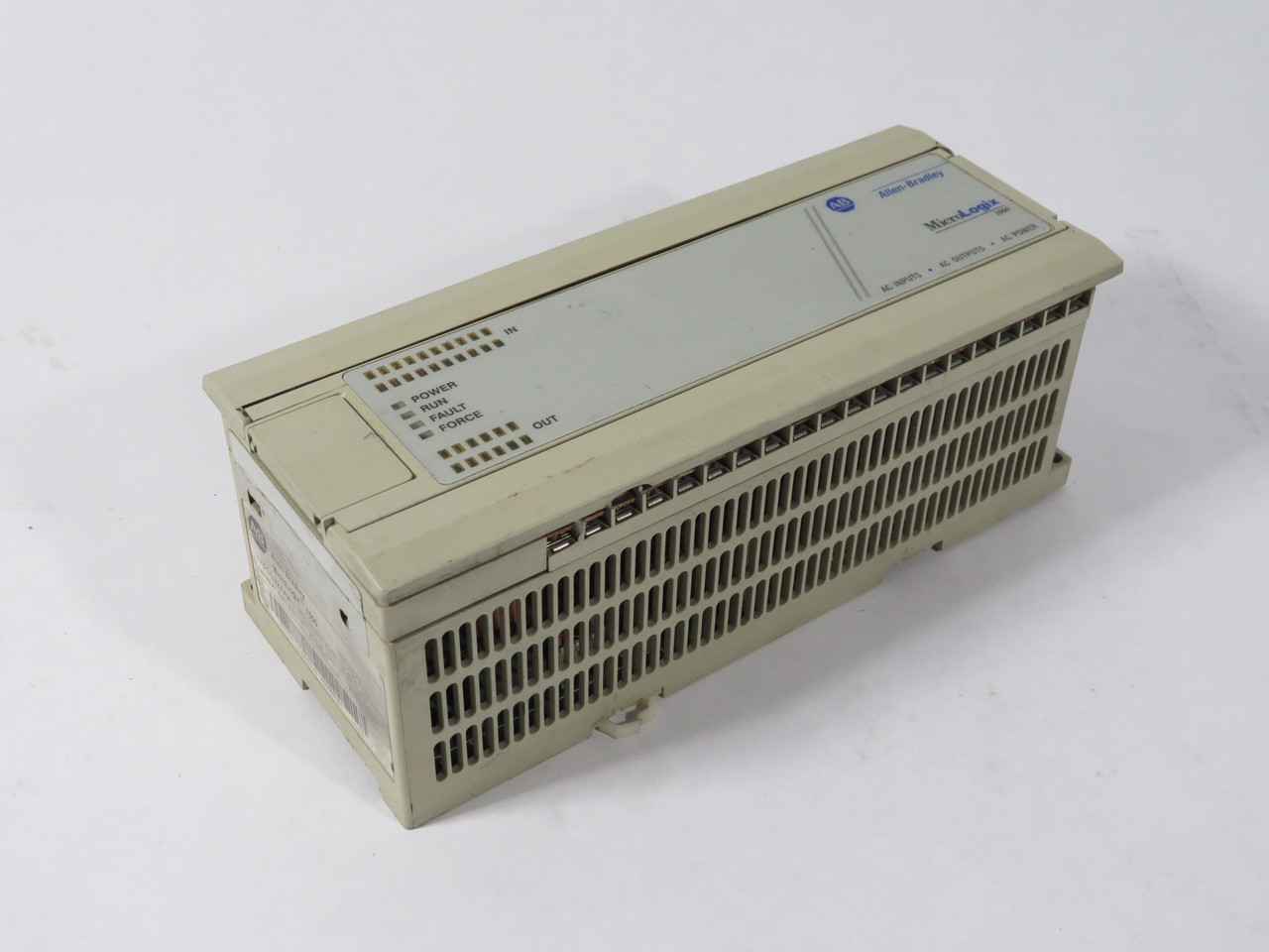 Allen-Bradley 1761-L32AAA MicroLogix Programmable Controller DAMAGED CLIPS USED