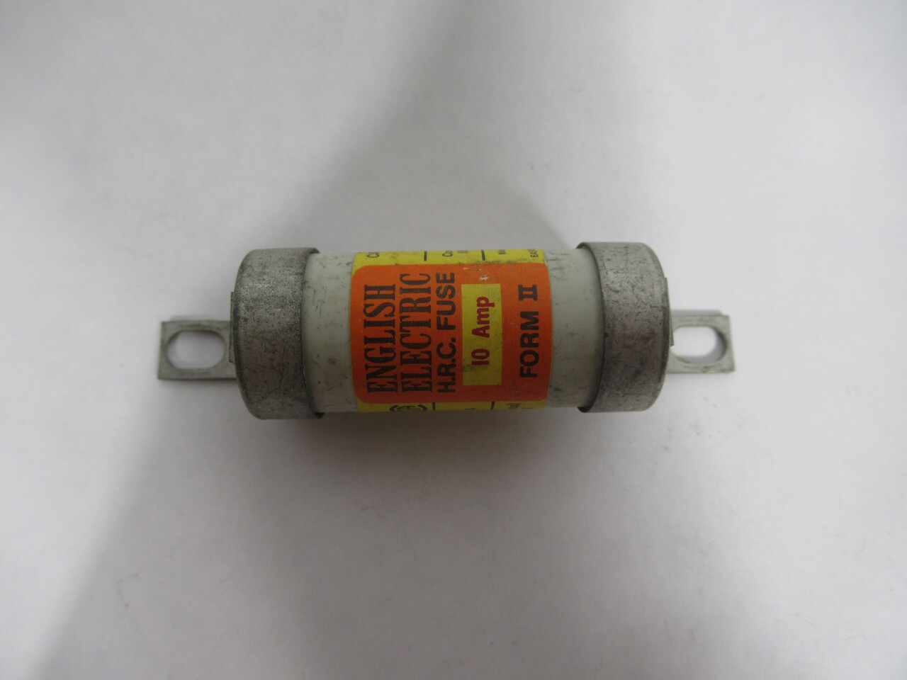 English Electric CIA-10 Closed Hole Bolt On Fuse 10A 600V USED