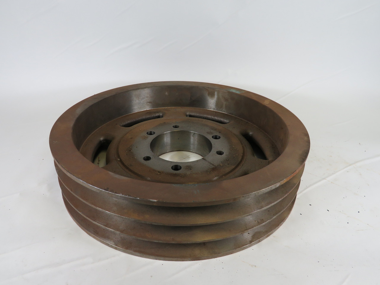 Generic 3C14.0E Pulley 7/8 – 3-1/2” E Bushing 3-Groove 14" OD C Belt USED