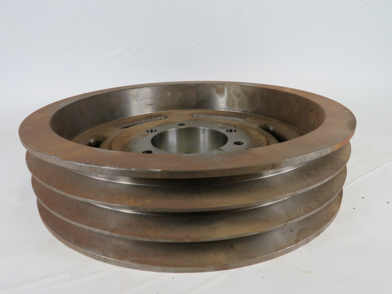 Generic 3C14.0E Pulley 7/8 – 3-1/2” E Bushing 3-Groove 14" OD C Belt USED