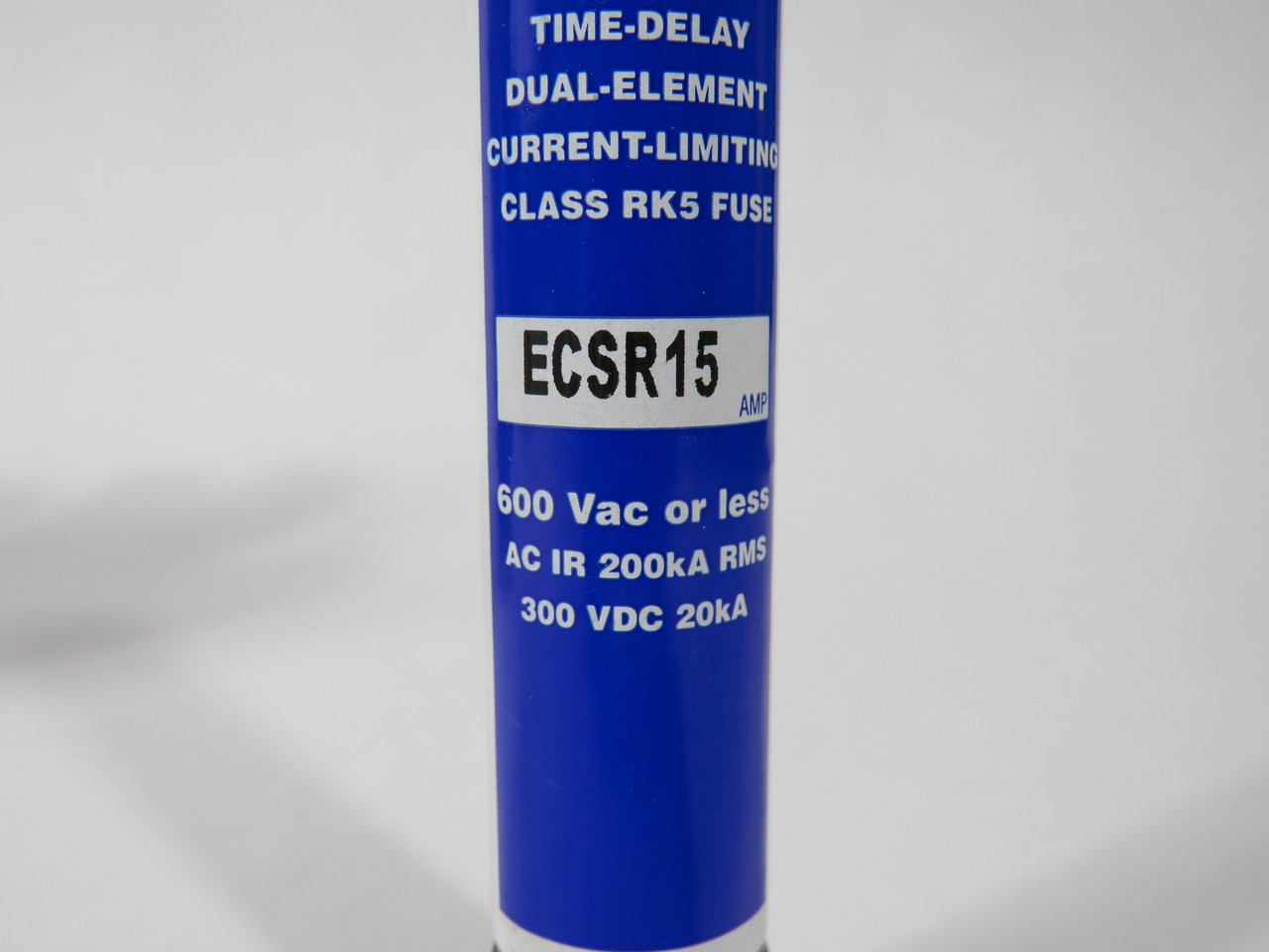 Edison ECSR15 Time-Delay Current-Limiting Fuse 15A 600VAC 300VDC 10-Pack NEW