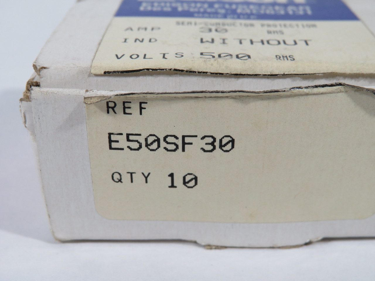 Edison E50SF30 High-Speed Fuse 30A 500V 10-Pack NEW