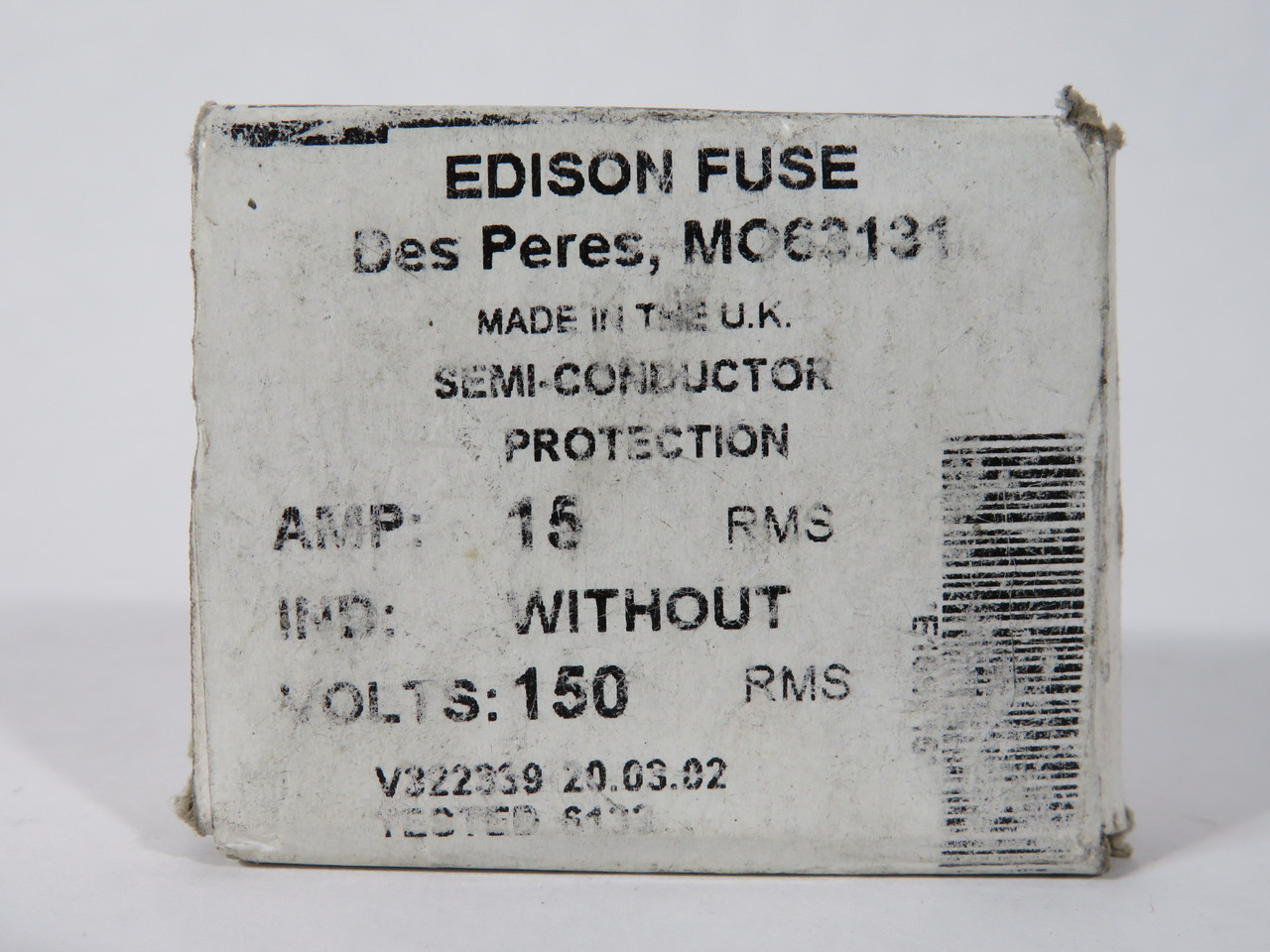 Edison E15SF15 High-Speed Fuse 15A 150V 10-Pack NEW