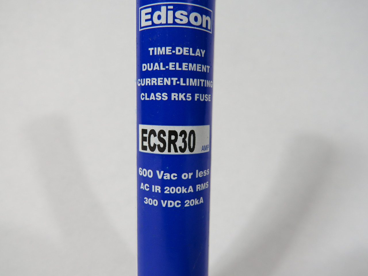 Edison ECSR30 Time-Delay Current-Limiting Fuse 30A 600VAC 300VDC USED