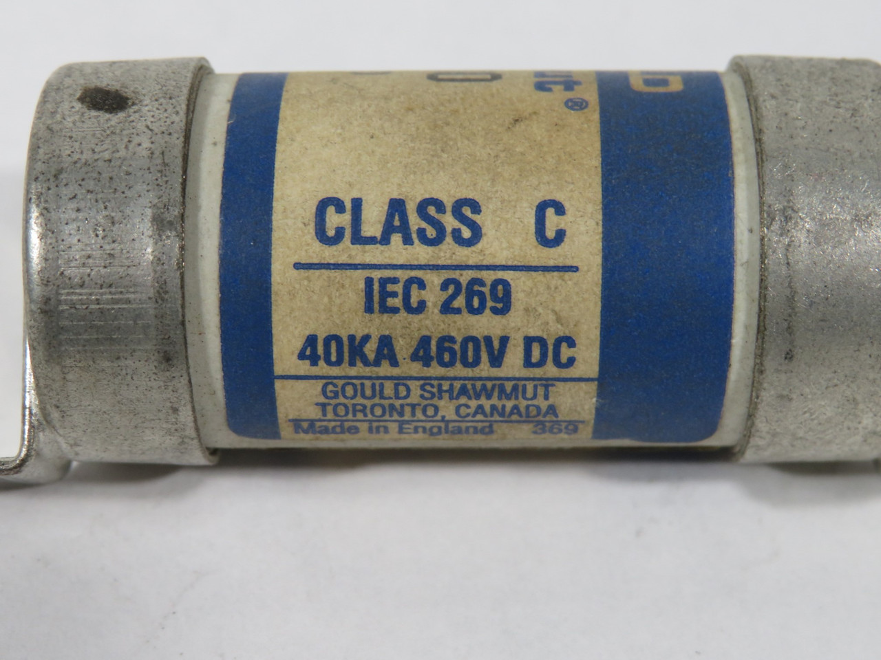 Gould Shawmut GIS60 British Standard Fuse 60A 600VAC 460VDC HRCII-C USED