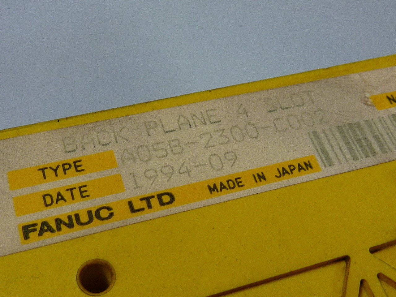 Fanuc A05B-2300-C002 Back Plane 4 Slot USED