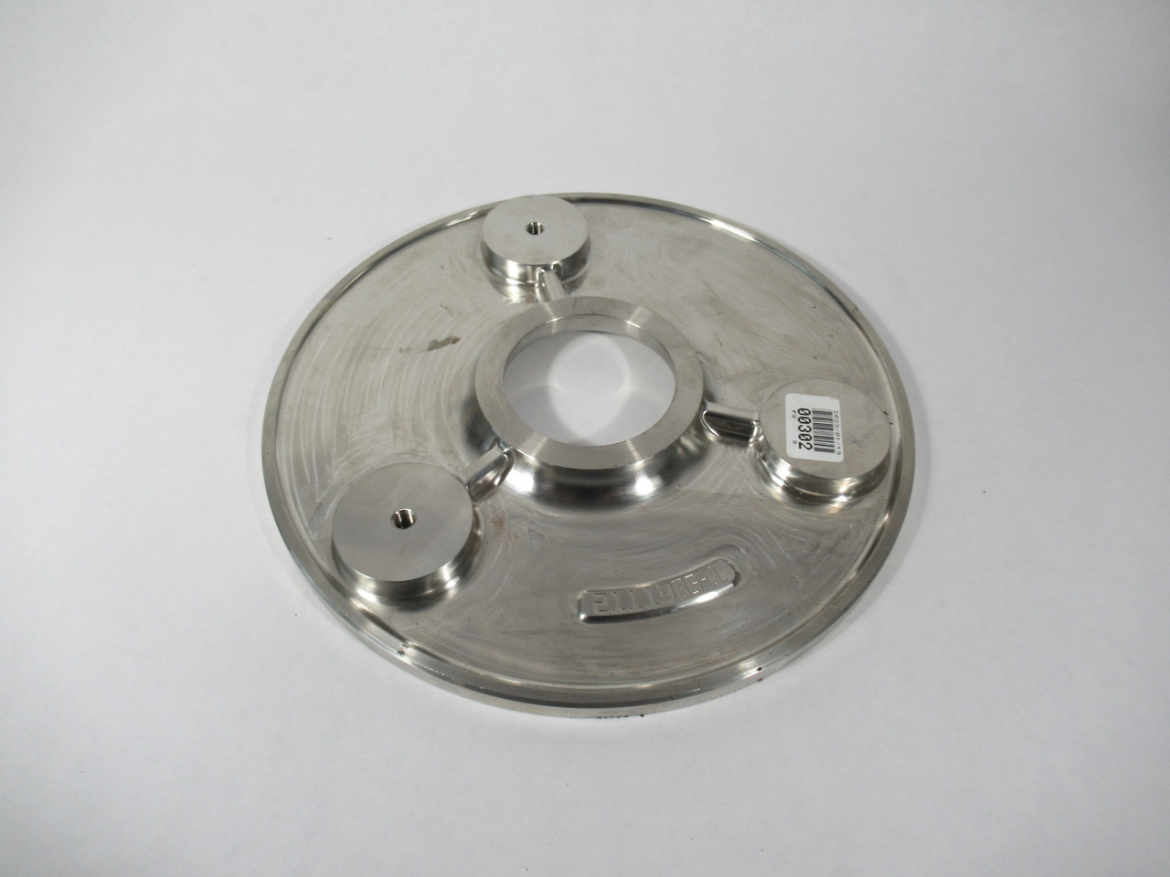 Worthington 2111985 Suction Side Wear Plate 3-1/4" ID 12-3/8" OD 3-Bolt USED