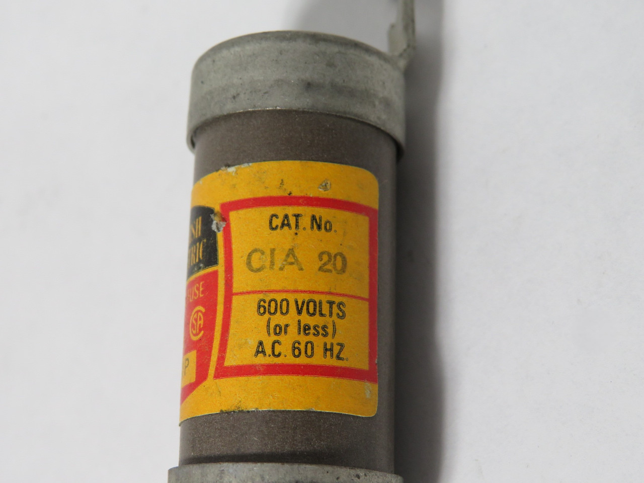 English Electric CIA-20 Open Hole Bolt On Fuse 20A 600V Lot of 10 USED
