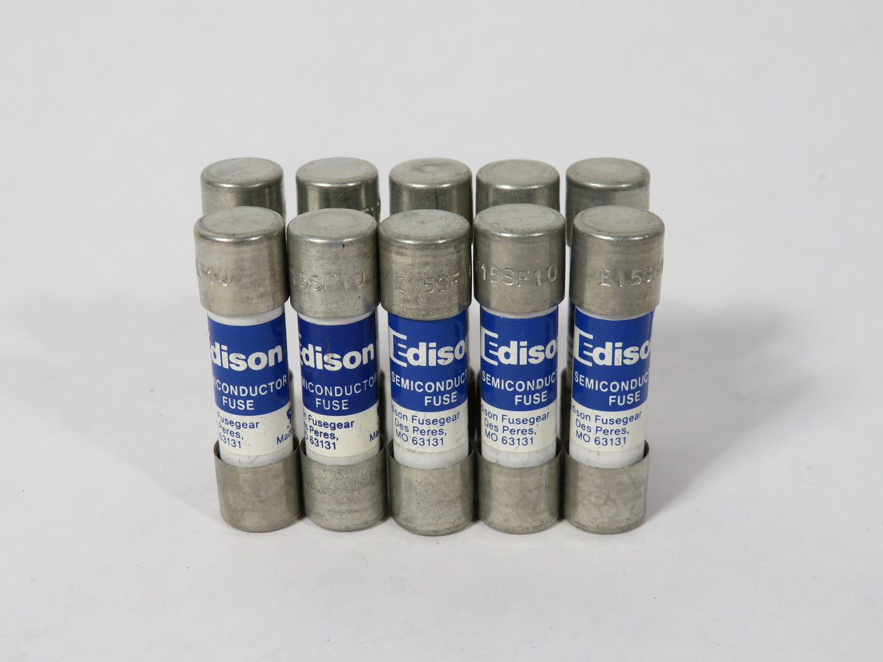 Edison E15SF10 High-Speed Fuse 10A 150V Lot of 10 USED