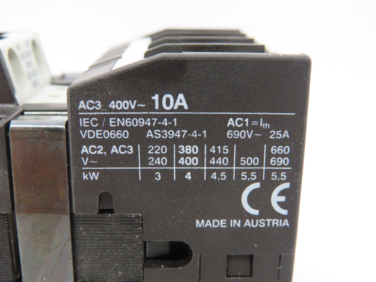 IMO MC10-S-10500 Contactor 500-550V 50Hz 550-600V 60Hz 4kW 3Ph 400V 1NO NEW