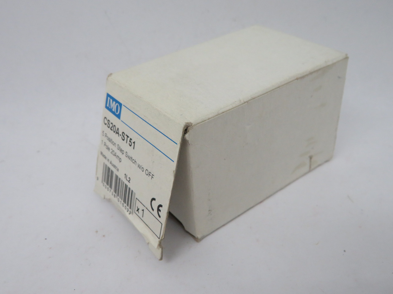 IMO CS20A-ST51 5 Position Step Cam Switch w/o OFF 20A 690V 1P BOX DMG NEW