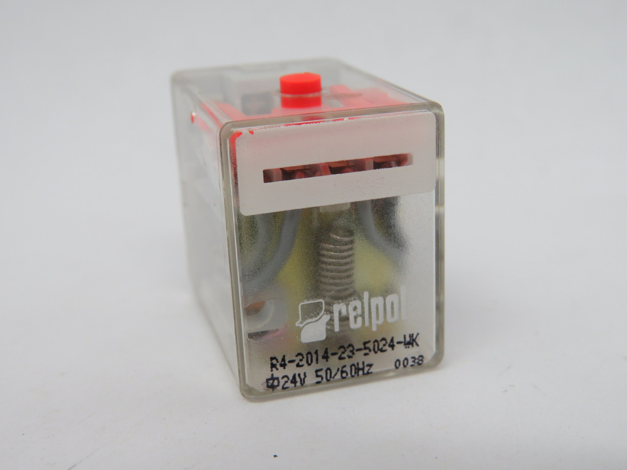 Relpol R4-2014-23-5024-WK General Relay 24V 50/60Hz 14-Blade USED
