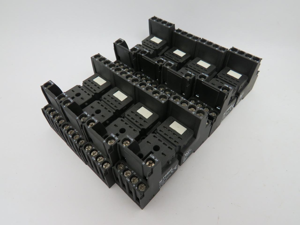 Relpol GZT4 Relay Socket 6A 300VAC 14-Blade Lot of 8 BOX DAMAGE NEW
