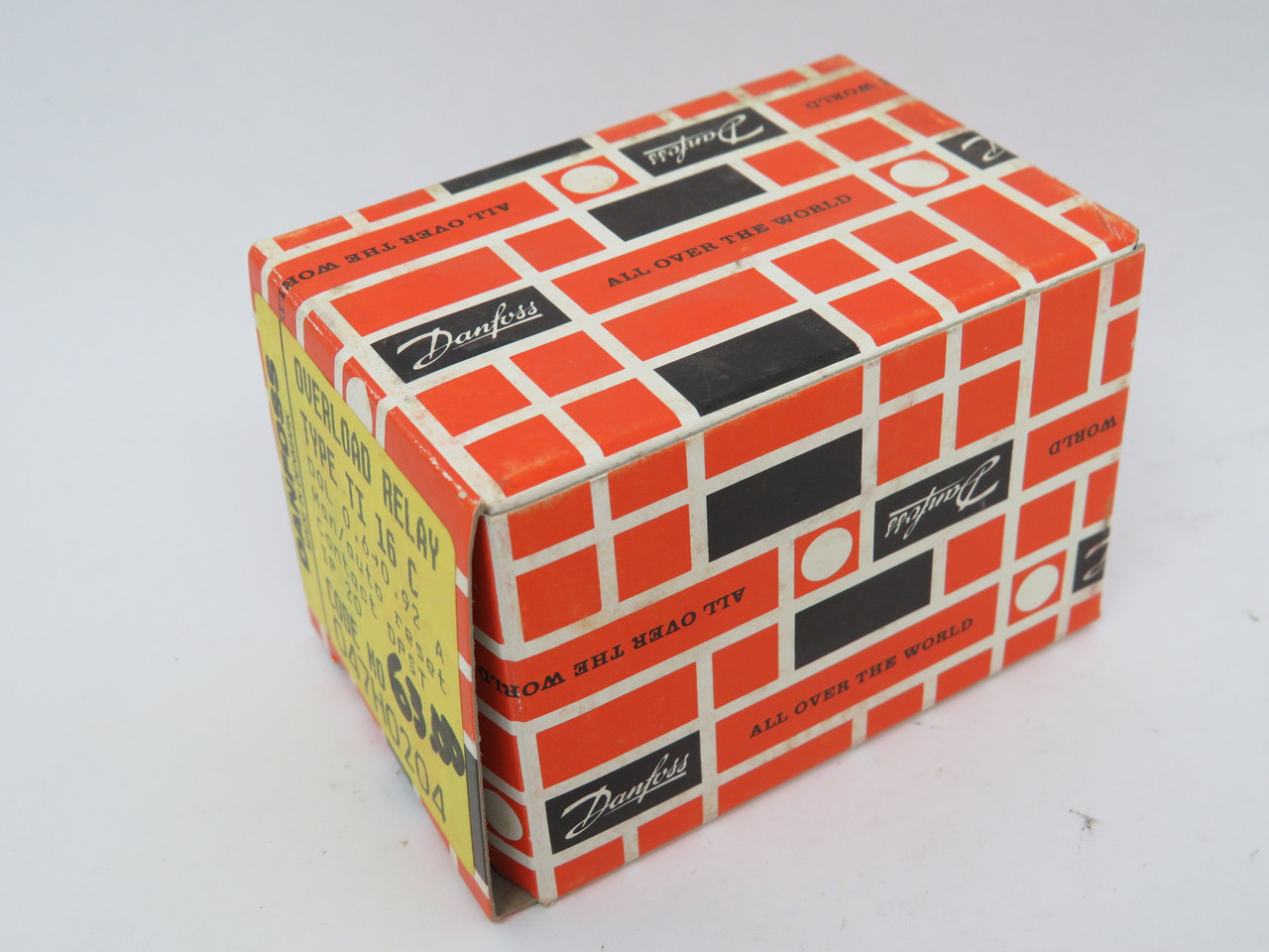 Danfoss 047H0204 TI 16C Overload Relay 0.60-0.92A WRITING ON BOX NEW