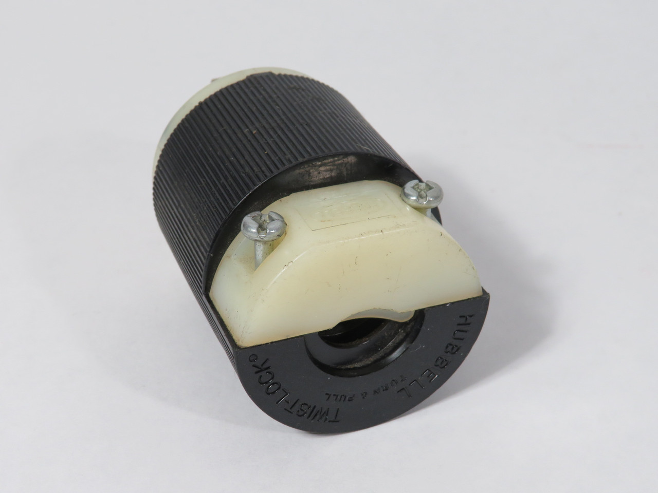 Hubbell 9965C Twist-Lock Plug 20A 125/250V 3W 2P Non-NEMA USED