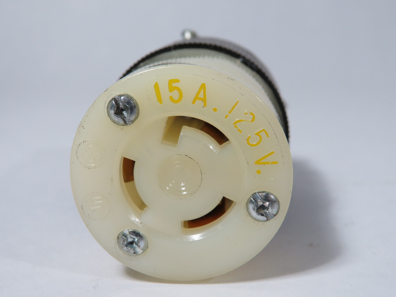 Hubbell 4729CCN Twist-Lock Connector 15A 125V 3W 2P NEMA L5-15R NOP
