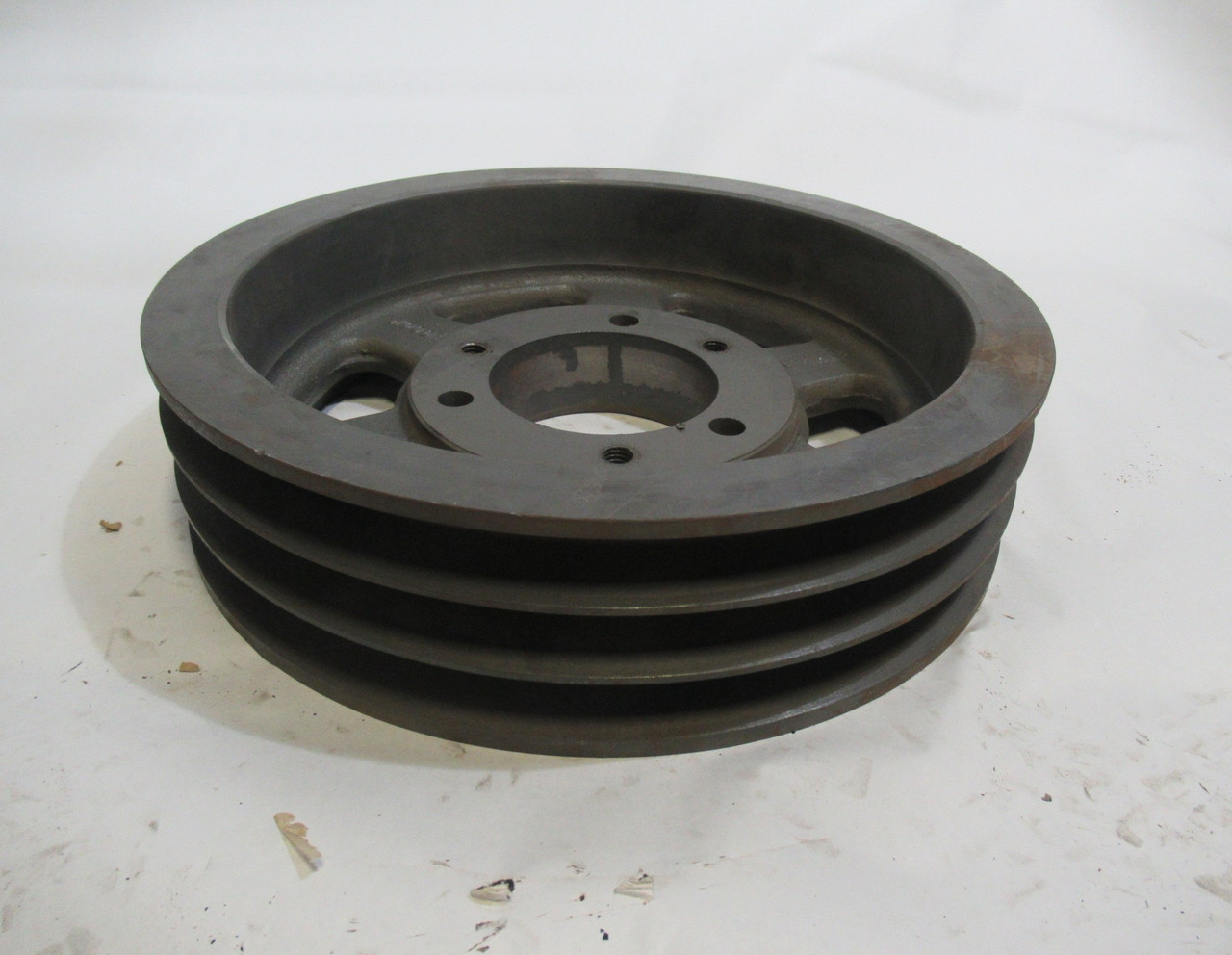 Woods 13.0X3C V-Belt Sheave 7/8 – 3-1/2” E Bushing 3-Groove 13.4” OD C Belt USED