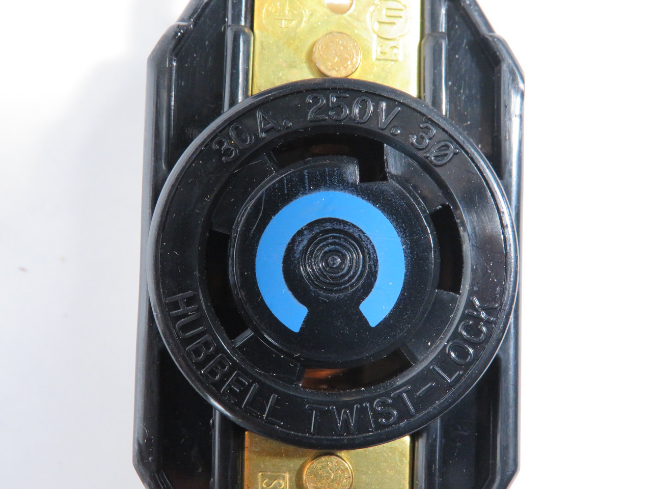 Hubbell HBL2720CN Twist-Lock Receptacle 30A 250V 4W 3P NEMA L15-30R NEW