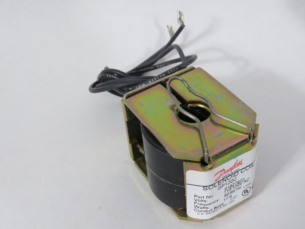 Danfoss 018Z7622 GP120C Solenoid Coil 110/120VAC 50/60Hz 17.5W NEW